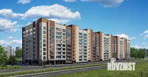 1-к квартира, строящийся дом, 37м2, 5/9 этаж