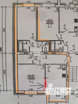 2-к квартира, вторичка, 67м2, 5/6 этаж
