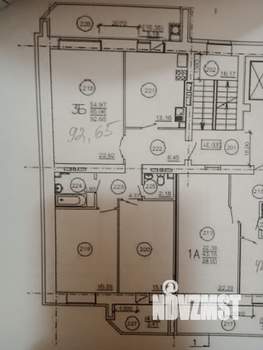 3-к квартира, сданный дом, 93м2, 5/9 этаж