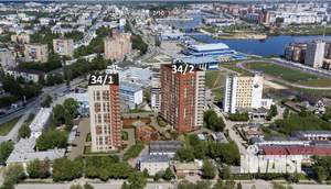 2-к квартира, вторичка, 53м2, 8/16 этаж