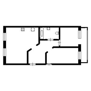 2-к квартира, вторичка, 56м2, 8/9 этаж