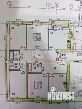 3-к квартира, вторичка, 90м2, 6/9 этаж