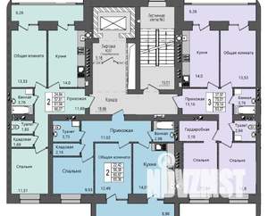 2-к квартира, вторичка, 66м2, 6/9 этаж