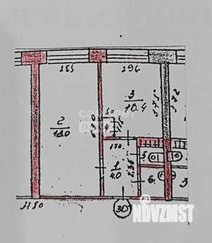 2-к квартира, вторичка, 36м2, 3/5 этаж