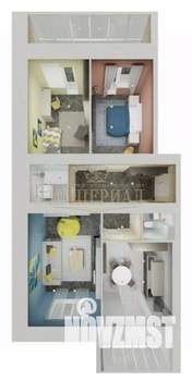 3-к квартира, вторичка, 90м2, 3/9 этаж
