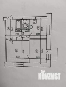 2-к квартира, вторичка, 42м2, 4/4 этаж
