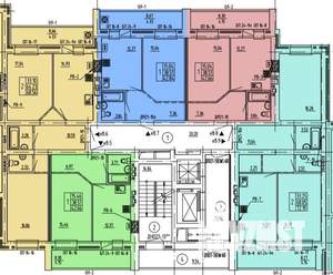 1-к квартира, вторичка, 45м2, 9/14 этаж