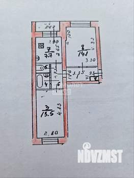 2-к квартира, вторичка, 49м2, 5/5 этаж