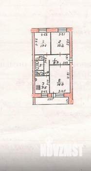 3-к квартира, вторичка, 64м2, 3/5 этаж