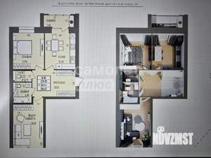 2-к квартира, вторичка, 69м2, 6/9 этаж