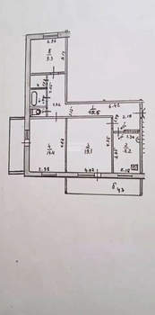 3-к квартира, вторичка, 79м2, 9/9 этаж