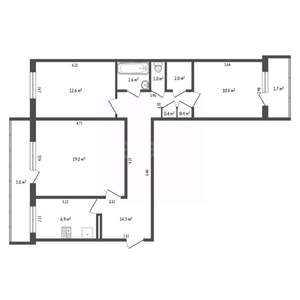 3-к квартира, вторичка, 70м2, 2/9 этаж