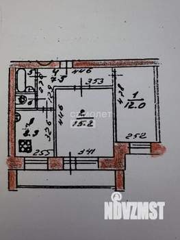 2-к квартира, вторичка, 50м2, 4/9 этаж
