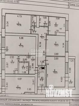 3-к квартира, вторичка, 75м2, 4/9 этаж