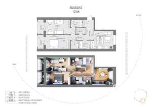 2-к квартира, строящийся дом, 82м2, 1/9 этаж