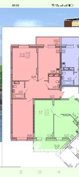 2-к квартира, вторичка, 79м2, 2/9 этаж