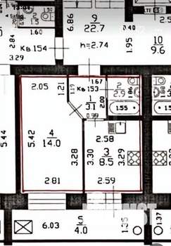 Студия квартира, вторичка, 36м2, 9/10 этаж