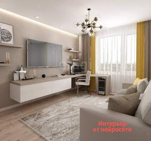 1-к квартира, вторичка, 33м2, 9/9 этаж