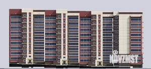 1-к квартира, строящийся дом, 40м2, 8/9 этаж