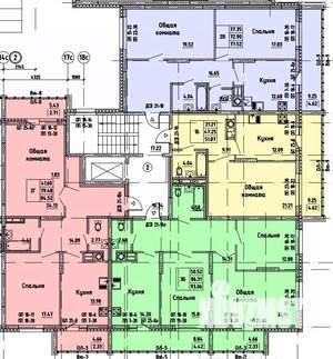 2-к квартира, вторичка, 85м2, 8/9 этаж