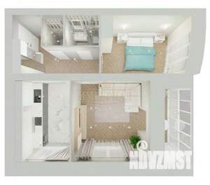 2-к квартира, сданный дом, 62м2, 7/9 этаж