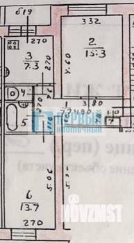 2-к квартира, вторичка, 50м2, 2/5 этаж