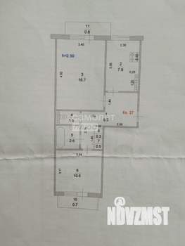 2-к квартира, вторичка, 50м2, 4/5 этаж