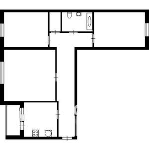 3-к квартира, вторичка, 71м2, 8/9 этаж
