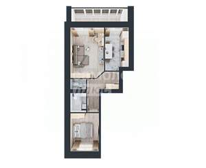 2-к квартира, вторичка, 50м2, 3/9 этаж