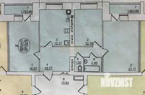 3-к квартира, вторичка, 89м2, 4/9 этаж