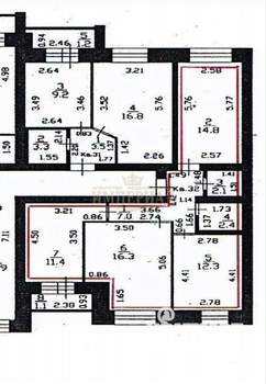 3-к квартира, вторичка, 70м2, 4/10 этаж