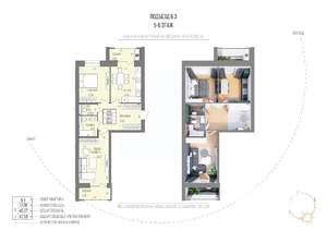 2-к квартира, строящийся дом, 69м2, 6/9 этаж