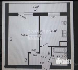 1-к квартира, вторичка, 34м2, 10/10 этаж