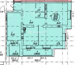 3-к квартира, вторичка, 89м2, 5/16 этаж