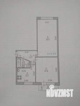 2-к квартира, вторичка, 45м2, 3/5 этаж