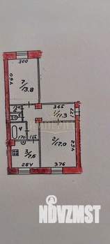 2-к квартира, вторичка, 55м2, 2/4 этаж