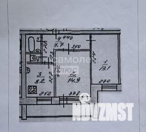 2-к квартира, вторичка, 47м2, 4/8 этаж