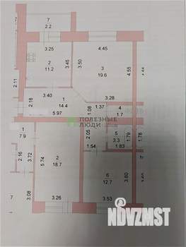 2-к квартира, вторичка, 65м2, 1/7 этаж