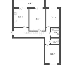 3-к квартира, вторичка, 74м2, 5/9 этаж