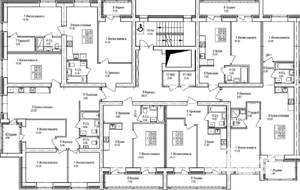 1-к квартира, вторичка, 45м2, 2/9 этаж