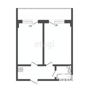 2-к квартира, вторичка, 24м2, 11/12 этаж