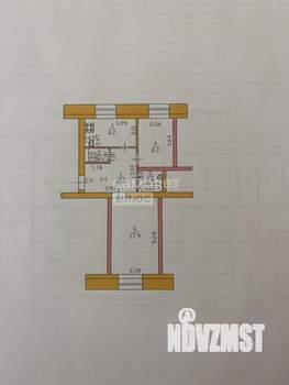 2-к квартира, вторичка, 48м2, 4/4 этаж