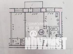 2-к квартира, вторичка, 43м2, 5/5 этаж
