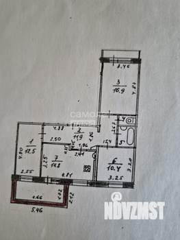 3-к квартира, вторичка, 75м2, 1/5 этаж