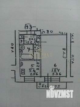 1-к квартира, вторичка, 33м2, 2/5 этаж