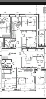 4-к квартира, вторичка, 125м2, 4/10 этаж