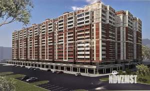 1-к квартира, строящийся дом, 43м2, 12/14 этаж