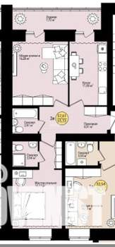 2-к квартира, вторичка, 65м2, 4/10 этаж