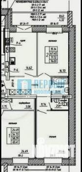 2-к квартира, вторичка, 71м2, 4/7 этаж