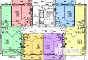 1-к квартира, вторичка, 43м2, 7/14 этаж